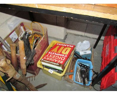 3 boxes of tools etc