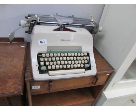 An Olympia typewriter