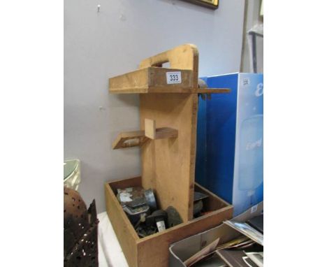 A tool box and tools
