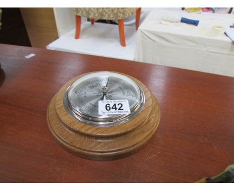 An oak barometer