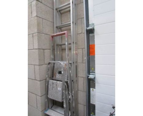 A ladder and 2 step ladders