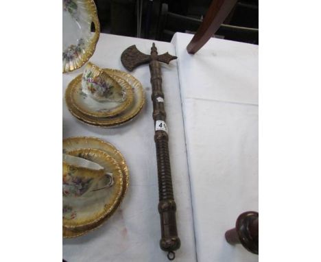 A decorative axe