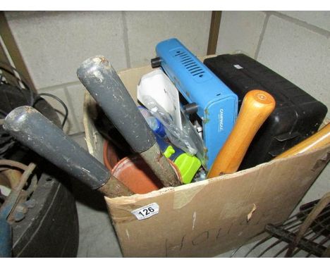 A large box of tools