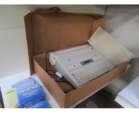 A Brother AX25 typewriter