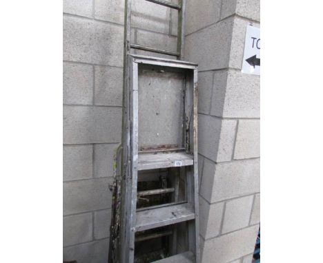 A ladder and a step ladder