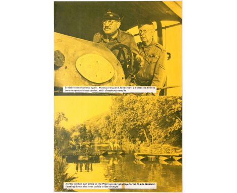 Original vintage movie poster advertising British film Dad's Army. Dad's Army, the 1971 Norman Cohen English World War II (WW