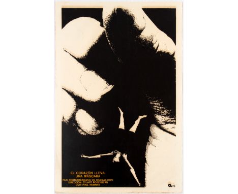 Original vintage movie poster for Cuban release of American political conspiracy melodrama WUSA (El Corazon Lleva Una Mascara