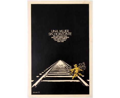 Original vintage movie poster for Cuban release of American romantic melodrama This Propery is Condemned (Una Mujer Sin Horiz