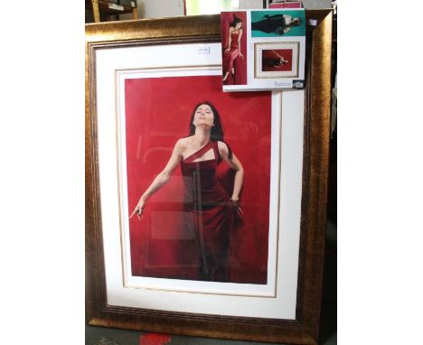 Ibanez limited edition print of female, titled "Crimson II", released in 2002, artists proof 10 of 25, with Washington Green 