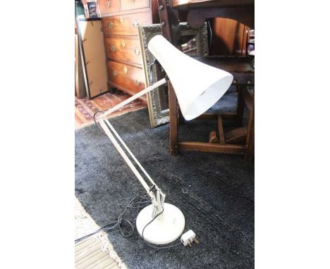 An off white finished Anglepoise style task lamp