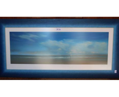 Lawrence Coulson print of a beach scene at low tide 