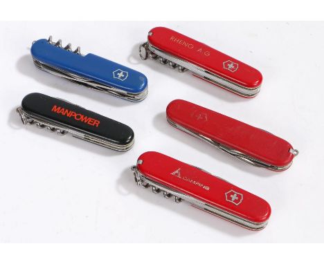 Selection of Swiss Army Knives (5)