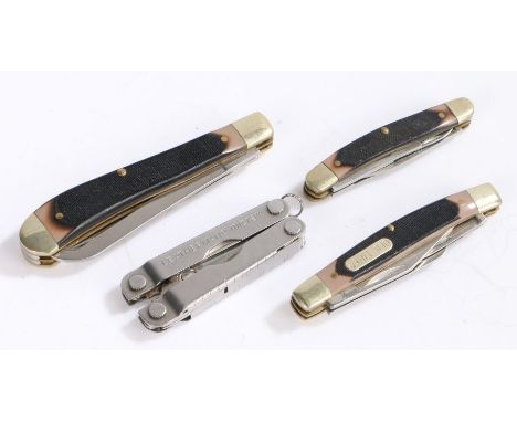 Leatherman Micra Multi Tool and three 'Old Timer' brand pen knives, (4) &nbsp;&nbsp;&nbsp;&nbsp;&nbsp;&nbsp;&nbsp;&nbsp;&nbsp