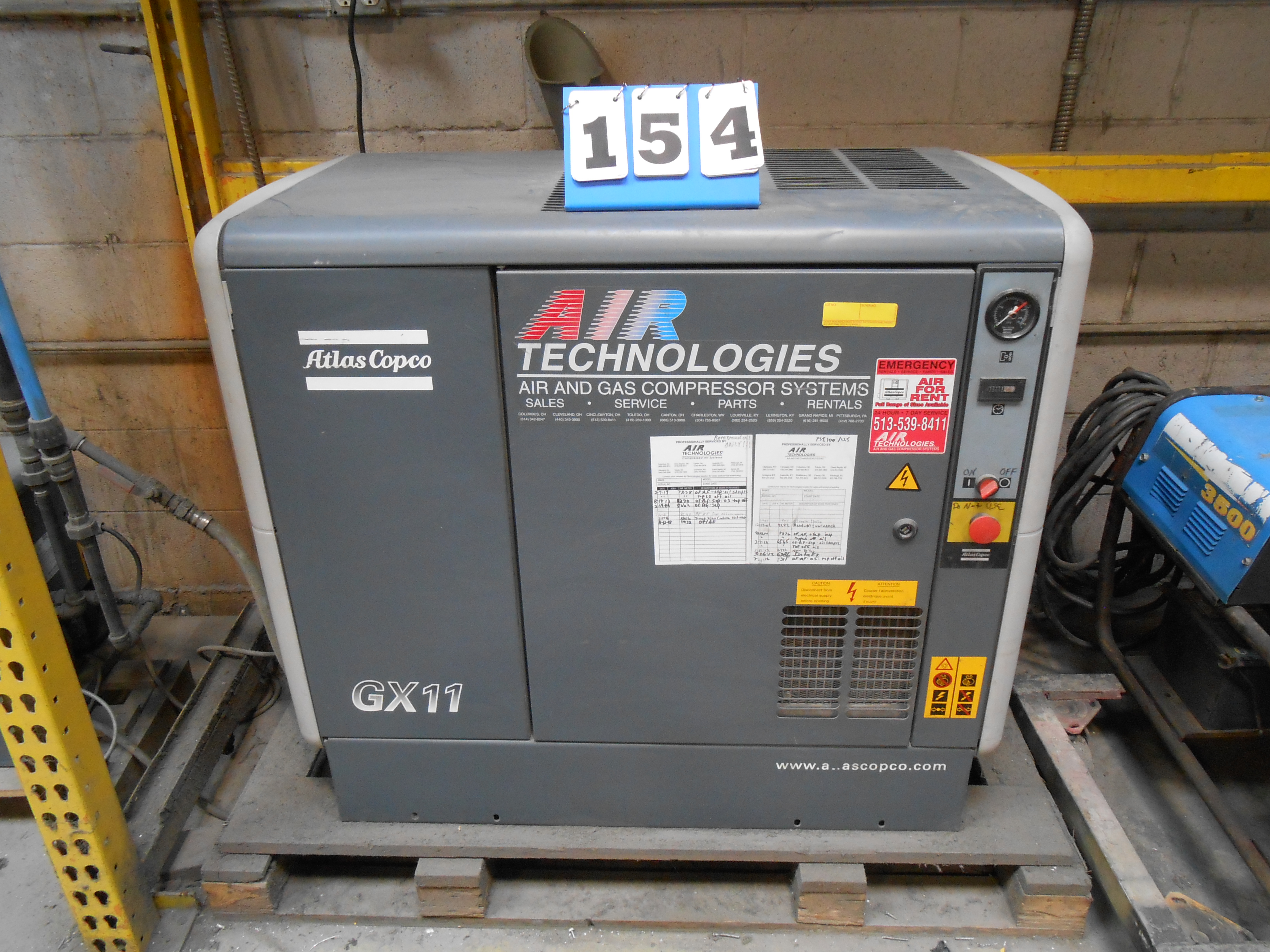 Atlas Copco GX11 Air Compressor