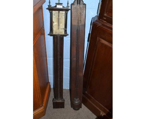 Two 19th Century stick barometers for repair