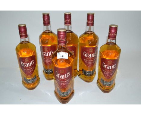 Whisky to include 3 bottles of Grants Scotch Whisky 1l and 3 bottles of Grants Scotch Whisky 70cl, (6)
