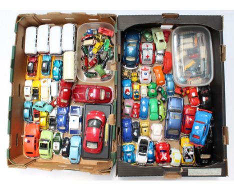 Diecast: A collection of assorted modern unboxed diecast vehicles, mostly Volkswagen, to include various examples from manufa