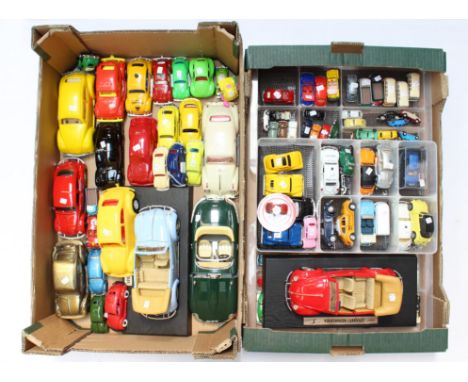 Diecast: A collection of assorted modern unboxed diecast vehicles, mostly Volkswagen, to include various examples from manufa