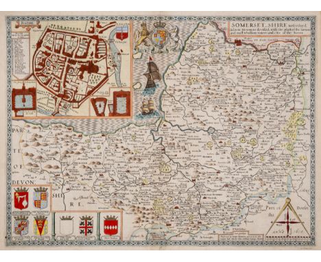 Somerset.-&nbsp;Speed&nbsp;(John)&nbsp;Somerset-Shire&nbsp;Described and into Hundreds divided with the plot of the famous an
