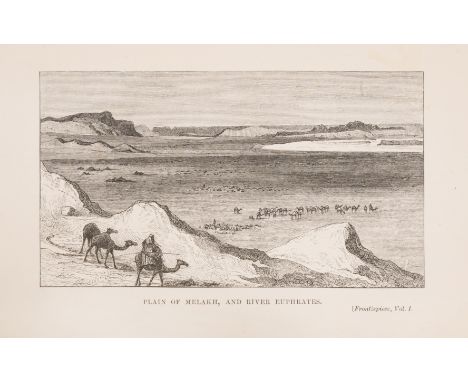 Middle East.- Blunt (Lady Anne) Bedouin Tribes of the Euphrates, 2 vol., first edition, half-titles, frontispieces, plates, o