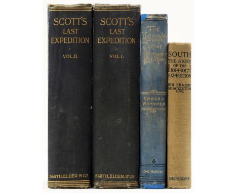 Polar.- Mountaineering.- Scott (Captain Robert) Scott's Last Expedition, 2 vol., first edition,&nbsp;half-titles, frontispiec