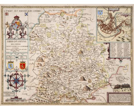 Midlands.- Speed (John) The Counti of Warwick [and] Shropshyre described... [and] Leicester, the first two mentioned first ed