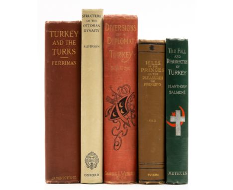 Turkey.- Cox (Samuel S.) Diversions of a Diplomat in Turkey, first edition, portrait frontispiece, 2 chromolithographs, one m
