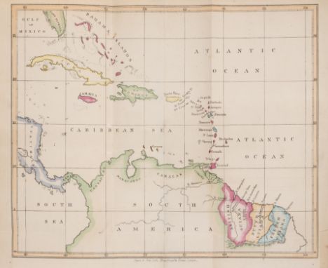 Davy (John) The West Indies, before and since Slave Emancipation, first edition,&nbsp;half-title, folding hand-coloured map f