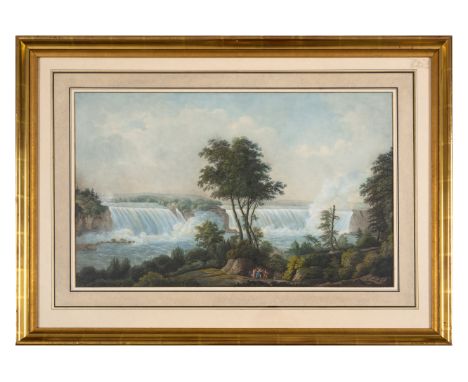Canada.- Edy (J.W.) View of the Falls of Niagara, North America, after George Bulteel Fisher (1764-1834), etching with aquati