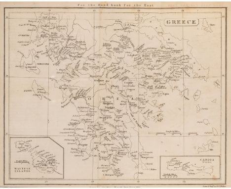 Mediterranean.- Hand-Book for Travellers (A) in the Ionian Islands, Greece, Turkey, Asia Minor, and Constantinople, first edi