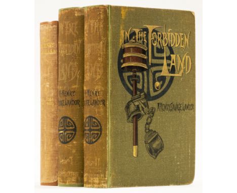 China.- Landor (A. Henry Savage) In the Forbidden Land, 2 vol., first edition,&nbsp;half-title, frontispieces, plates and ill