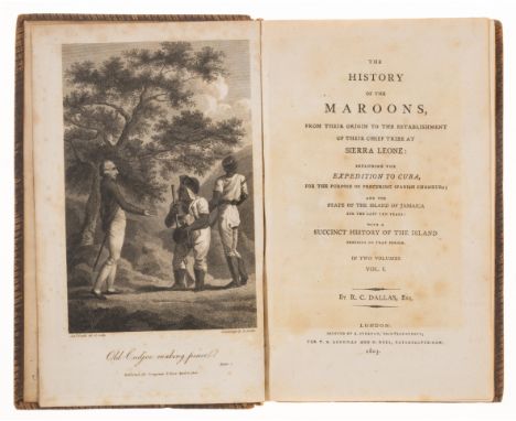 West Indies.- Jamaica.- Dallas (Robert Charles) The History of the Maroons ... including the Expedition to Cuba, for the purp