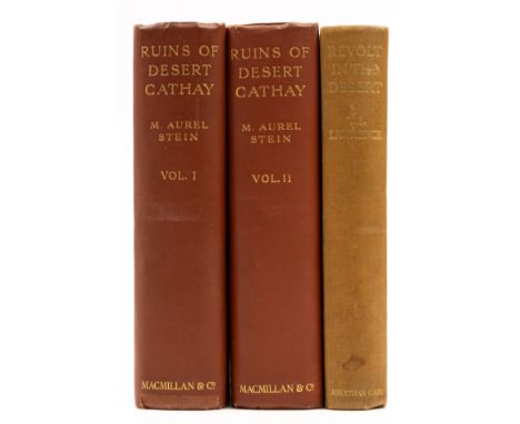 Central Asia.- Stein (M. Auriel) Ruins of Desert Cathay, 2 vol., first edition,&nbsp;half-titles, frontispieces, 6 folding pa