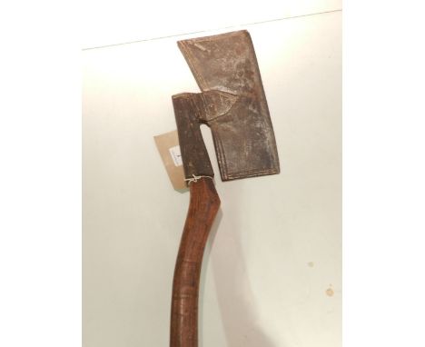 A 18th century French axe, reputably used for executions.  
