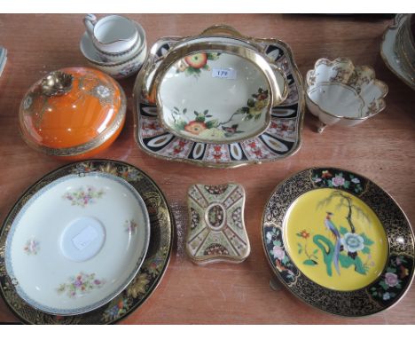 A selection of Noritake including small jewellery box a selection of plates and display ware.  