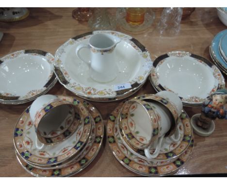 A Zenith Sharp Golden Glory part tea service