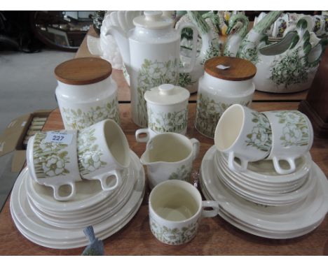 A Hornsea pottery Fleur tea and coffee service 30 piece.