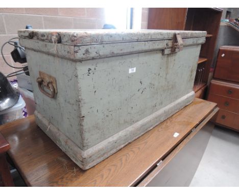 A 19th Century pine tool chest