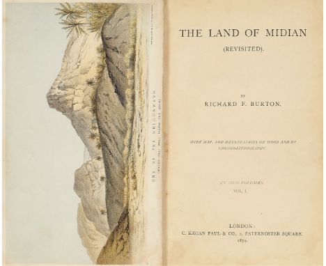 ƟRichard Francis Burton, The Land of Midan, revisited, vol. 1 only (of 2), first edition [London, C. Kegan Paul & co, 1879]ch