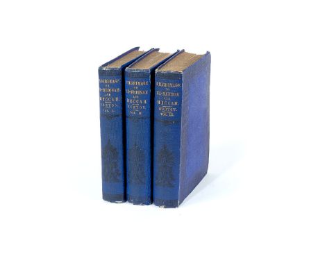 ƟRichard Francis Burton, Personal Narrative of a Pilgrimage to El-Medinah and Meccah, 3 volumes, first edition [London, Longm