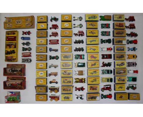 Matchbox: A boxed Matchbox Models of Yesteryear, Gift Set, Set Number G-7, comprising: No. 3 'E' Class Tramcar; No. 8 Bullnos