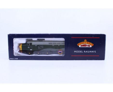 Bachmann: A boxed Bachmann, OO Gauge, Class 40 Diesel D325 in BR Green Livery, Reference 32-477 within incorrect 32-475 box. 