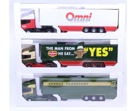 Eligor: A collection of three boxed Eligor, 1/43 Scale diecast model cab and trailer to comprise: References 11413, 11415 and