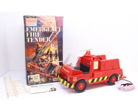 Action Man: A boxed Action Man Transport Command, Emergency Fire Tender, Cat. No. 34741. Original box, some wear and slight t