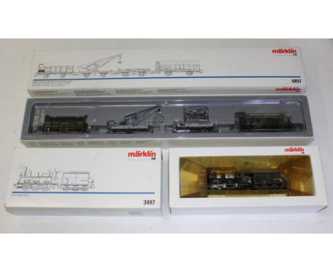 Marklin: A boxed Marklin, HO Gauge, locomotive and tender, 'B VI K.Bay.Sts.B.', Reference 3497; together with boxed Royal Bav