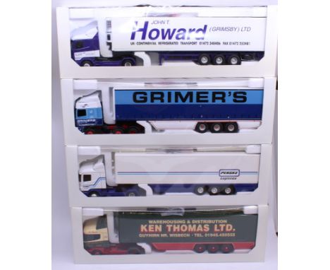 Eligor: A collection of four boxed Eligor, 1/43 Scale diecast model cab and trailer to comprise: Reference 11309, 11328, and 