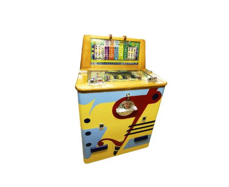 J.H. Keeney: A J.H. Keeney &amp; Company Inc. Bonus Super Bell 1946 Multiplay Console Machine. This machine has all the featu