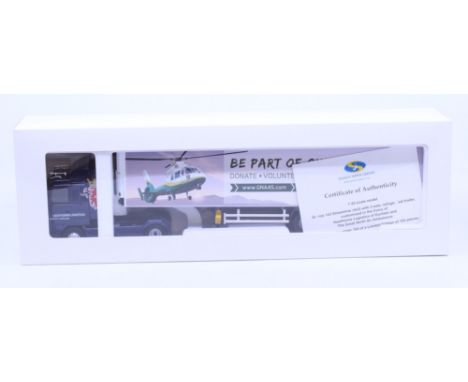 Eligor: A boxed Eligor, 1/43 Scale diecast model cab and trailer, Scania Semi Frigo Hawthorns Logistics, Reference 115891. Li