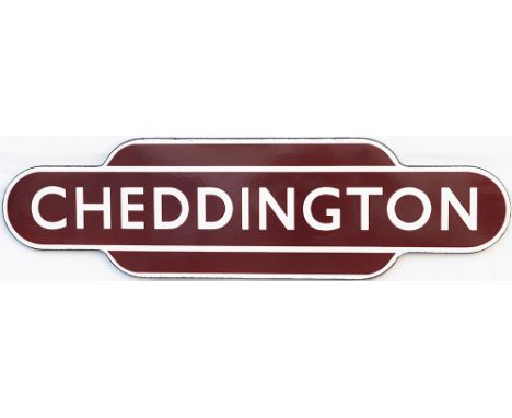 Totem BR(M) FF CHEDDINGTON from the former London &amp; North Western Railway station between Bletchley and Watford. In very 