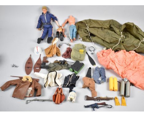 Two Vintage Action Man Toys Together with Various Accessories, Star Wars Figures etc 